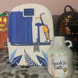 Pixar UP loungefly backpack and piggy bank